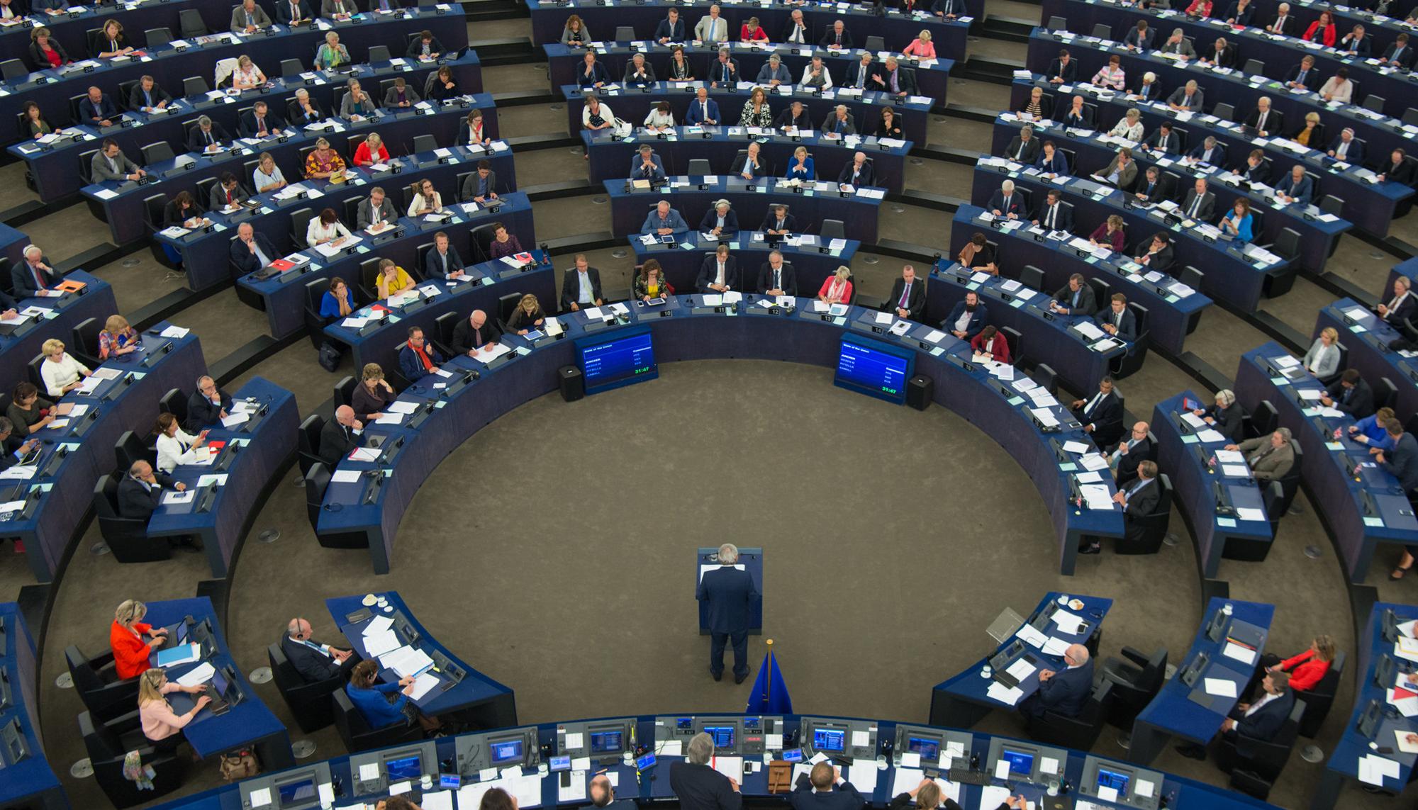 Sesión del Parlamento Europeo